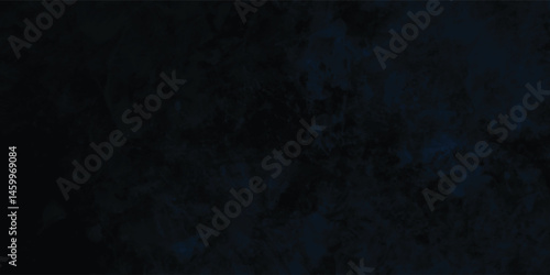 Blue Grunge Abstract Painting with Layered Texture and Dynamic Brush Marks

