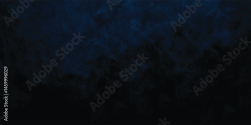 Deep Blue Canvas with Visible Brushwork and Grunge Art Composition

