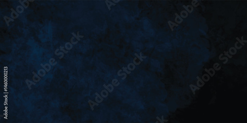 Dark Blue Artistic Texture with Gritty Grunge Style and Organic Paint Movement

