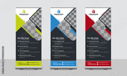 Professional Business Promotion Roll up Banner Design Free Template