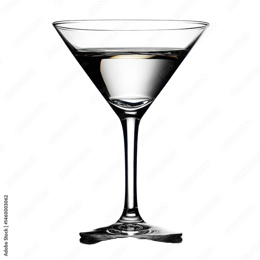 Martini Glass isolated on transparent background. Martini Glass isolated on transparent background.
