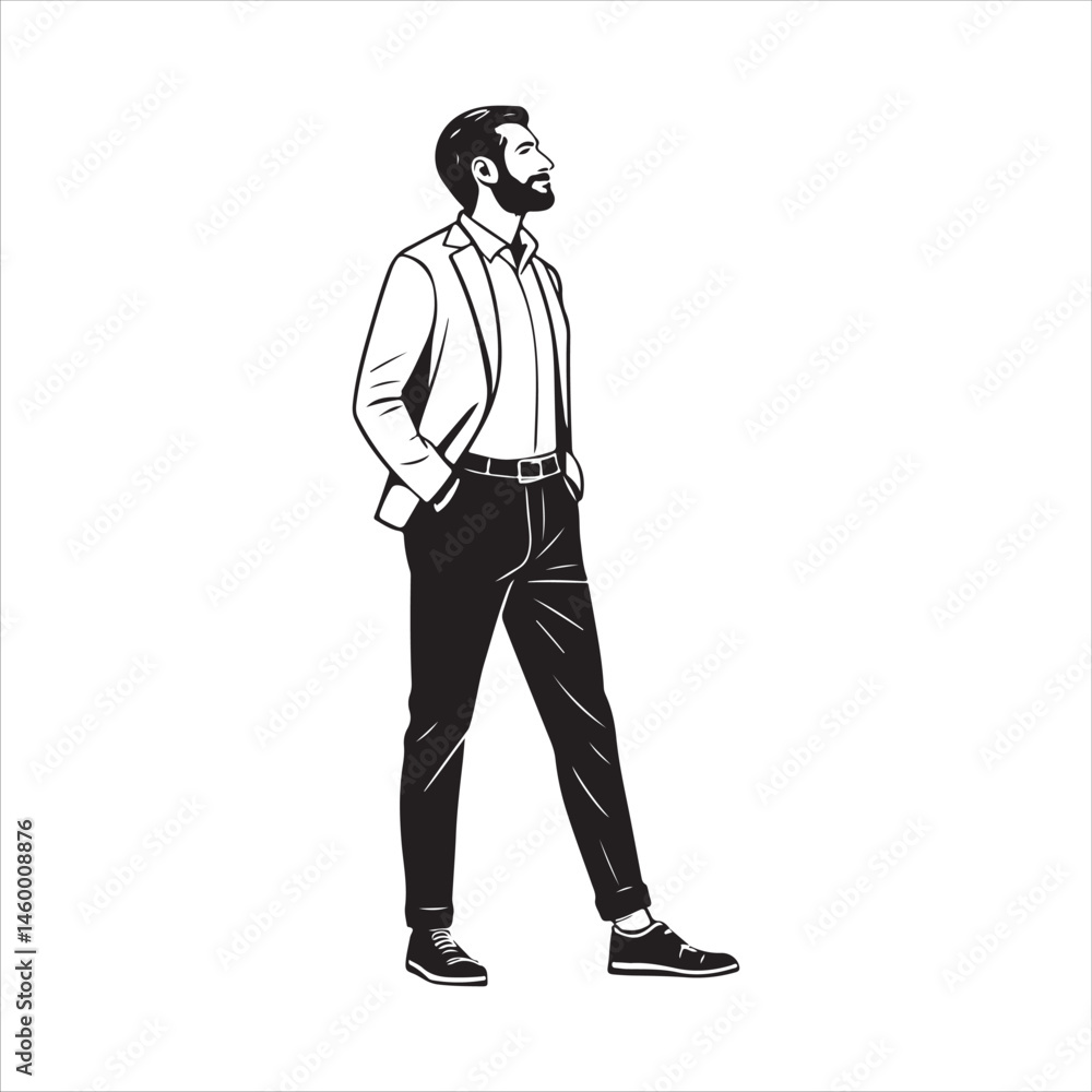 Man vector. Man vector.