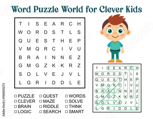 Word Puzzle World for Clever Kids