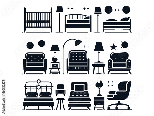 Bed Vector Icon Pack