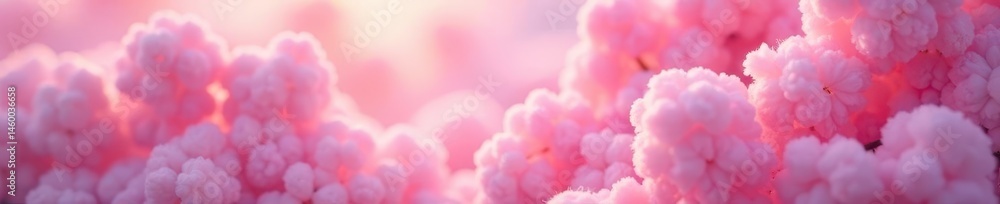 Pink cotton candy dissolves, pastel sunrise hues, spring blooms , sugar, texture Pink cotton candy dissolves, pastel sunrise hues, spring blooms , sugar, texture