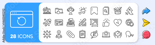 Search files, Clipboard and Online chemistry line icons. Interest rate, AI generate, Inflation icons. Pack of Triangle area, Globe, Edit statistics icon. Vector