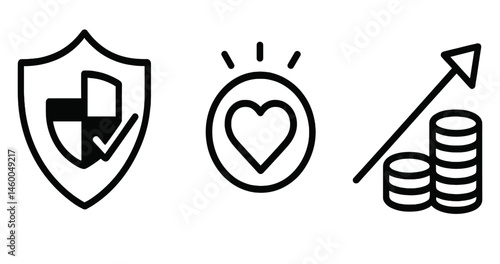 set of shields