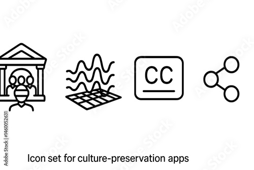 Culture-VR icons integrate hall, score, subtitle, and link features