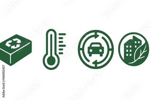 The road-green icons represent a link between brick, resilience, impact, and badge