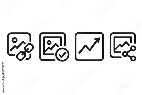 The art of tracing is symbolized by icons that are linked to chip, check, graph, and link