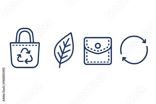 Denim-eco icons are integrating the designs of tote, ink leaf, pocket, and loop