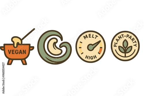 Icons of fondue plants depict a pot, wave, dial, and badge