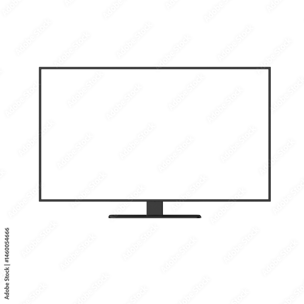 Monitor isolated on transparent background Monitor isolated on transparent background