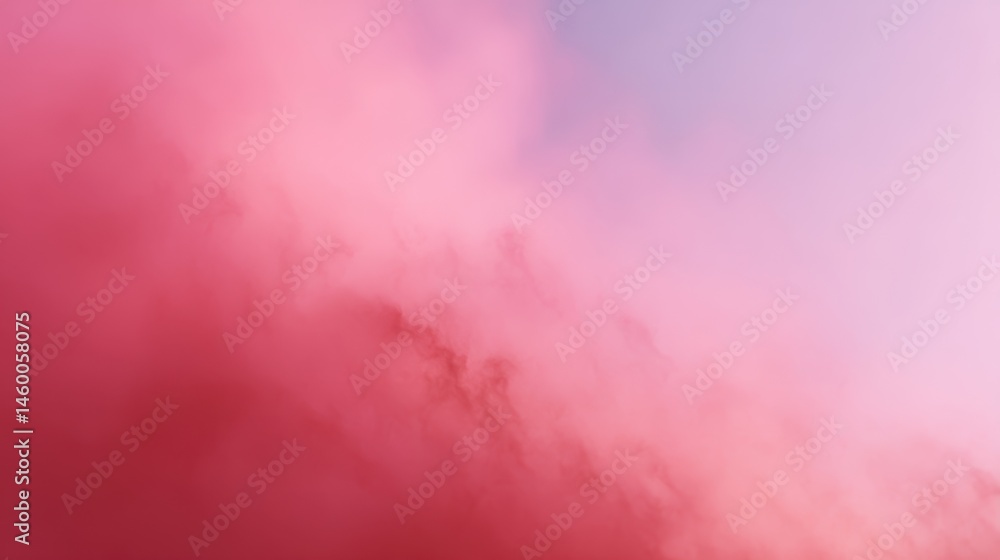Obraz premium Ethereal Pink Cloudscape Abstract Background with Gradient Hues and Dreamlike Atmosphere Composition