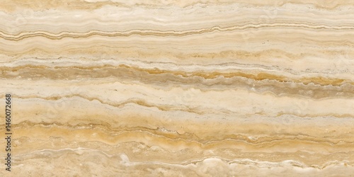 Striated honey onyx showcases dynamic layers with varying textures in elegant earthtoned patterns