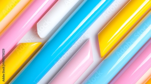 Abstract Geometric Texture with Vibrant Pastel Colors