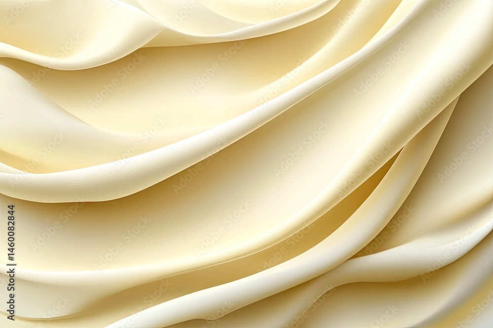 Creamy, flowing fabric texture Creamy, flowing fabric texture