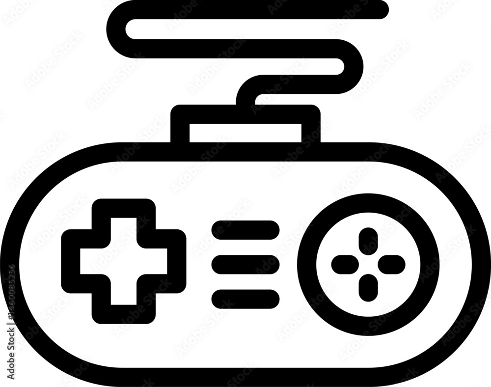 joystick illustration on a white background joystick illustration on a white background