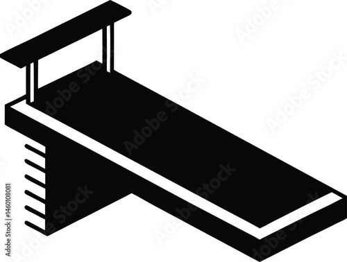 vector illustration of an old film projector