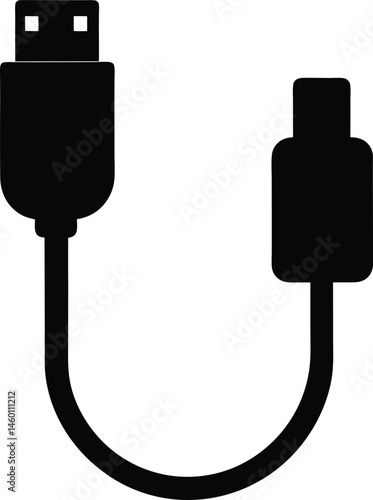 electric plug on white background