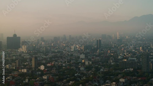Wallpaper Mural Handheld Telephoto Shot of Mexico City Near Reforma Torontodigital.ca