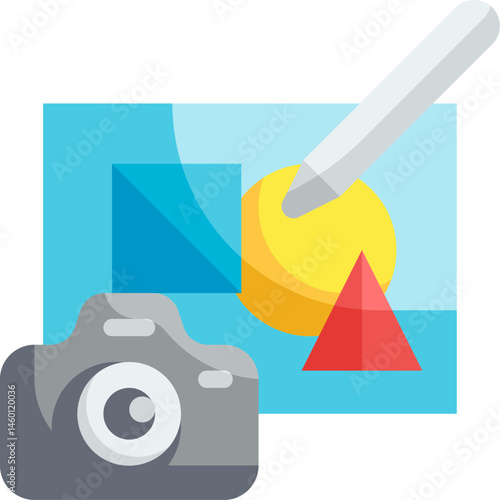 photo illustration on a white background     