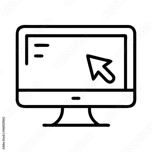 Computer monitor with cursor displaying code  