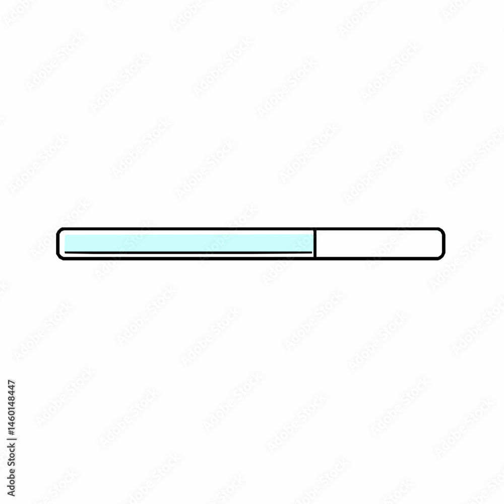 Minimalist loading bar illustration showing progress concept for data transfer and software installation interface design Minimalist loading bar illustration showing progress concept for data transfer and software installation interface design