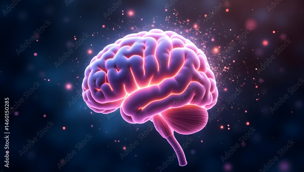 Fototapeta premium 3d rendered illustration of a brain