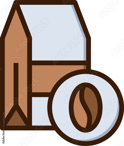 coffee illustration on a white background     