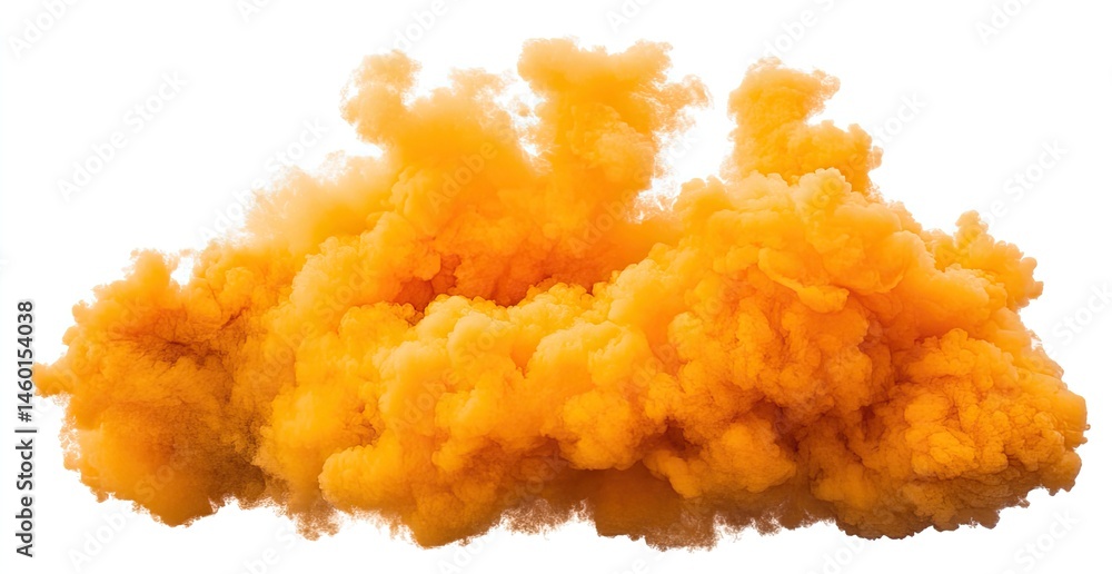 Orange cloud smoke effect Orange cloud smoke effect