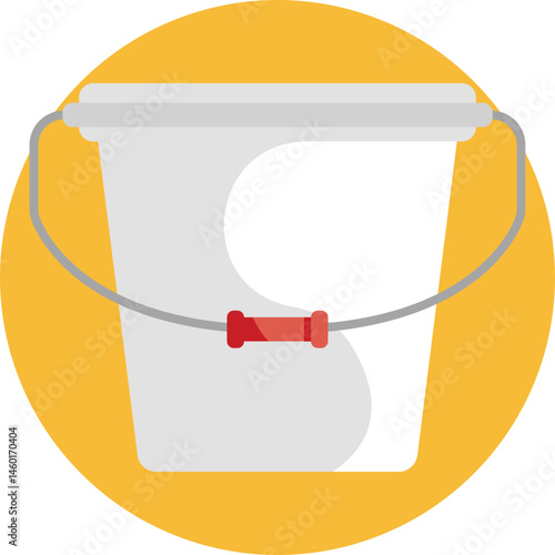 Portable container commonly used to hold water, bait, or fish during a fishing trip.