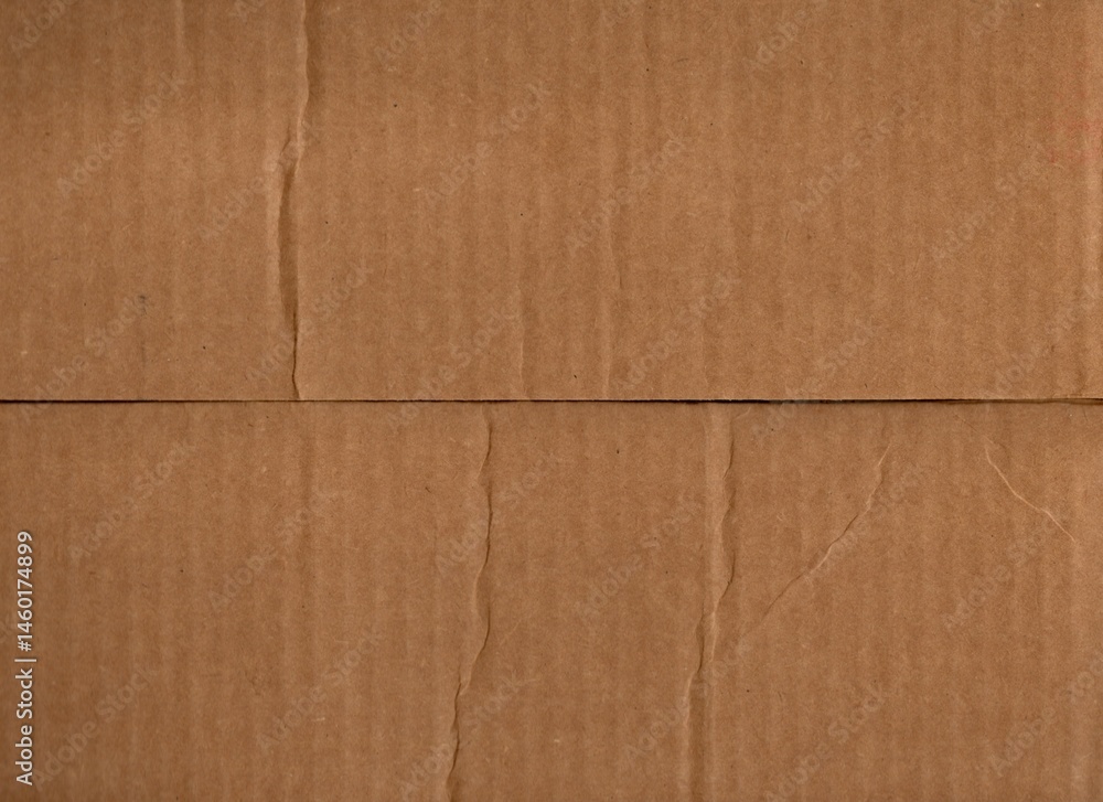 Fototapeta premium closeup of closed cardboard box 