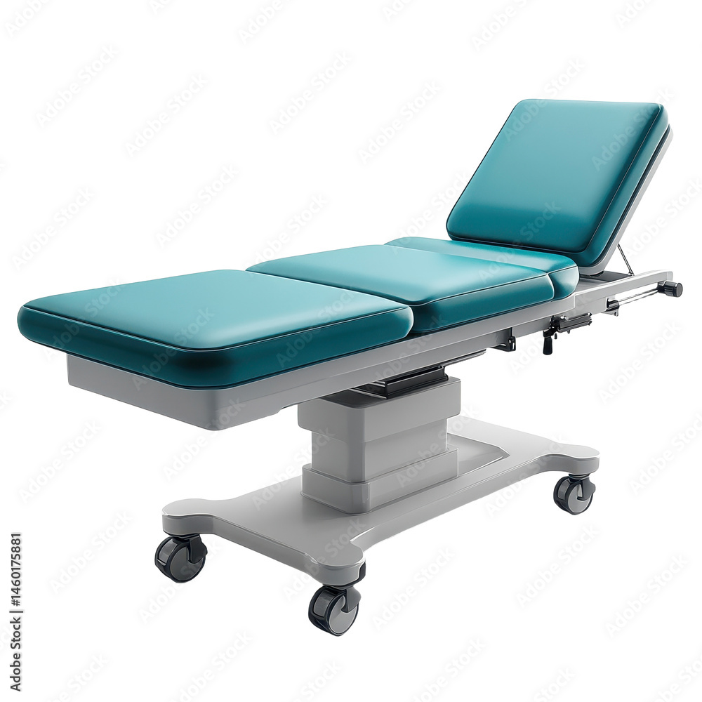 Surgical Table isolated on transparent background. Surgical Table isolated on transparent background.