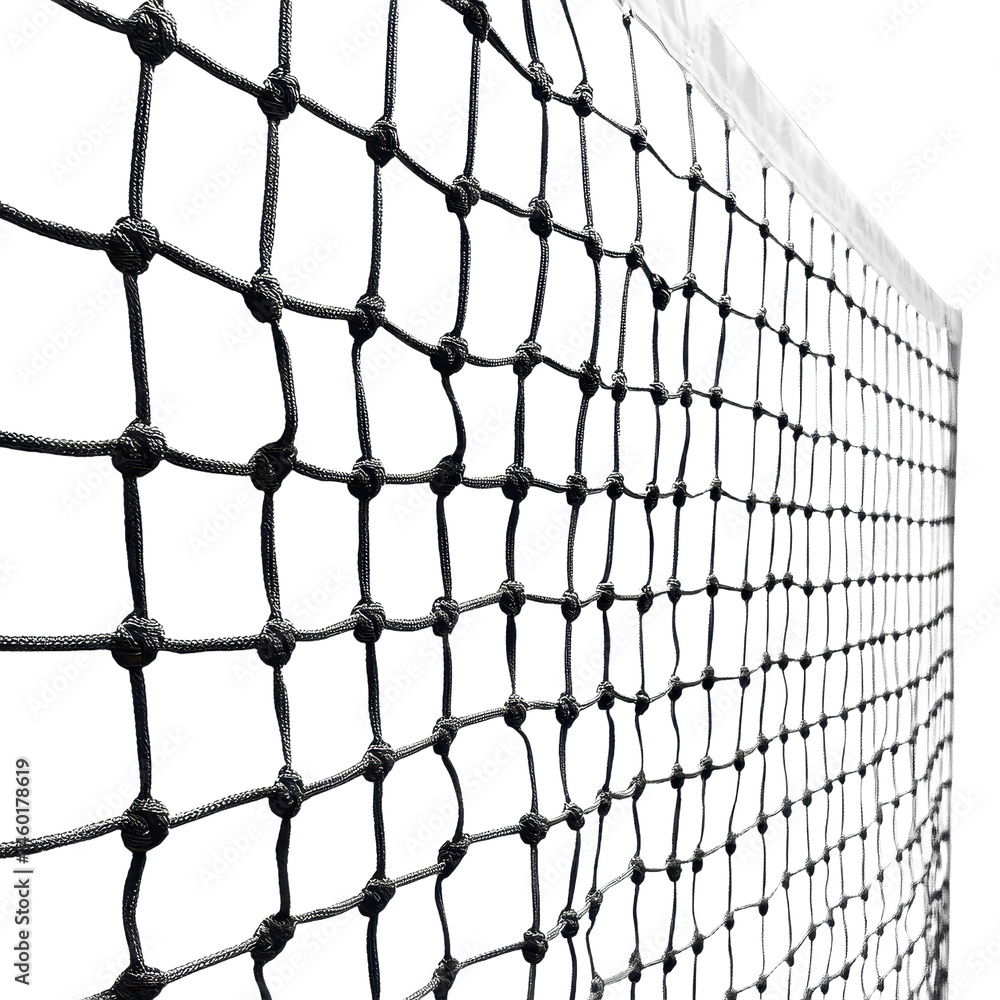 Fototapeta premium Volleyball Net isolated on transparent background.