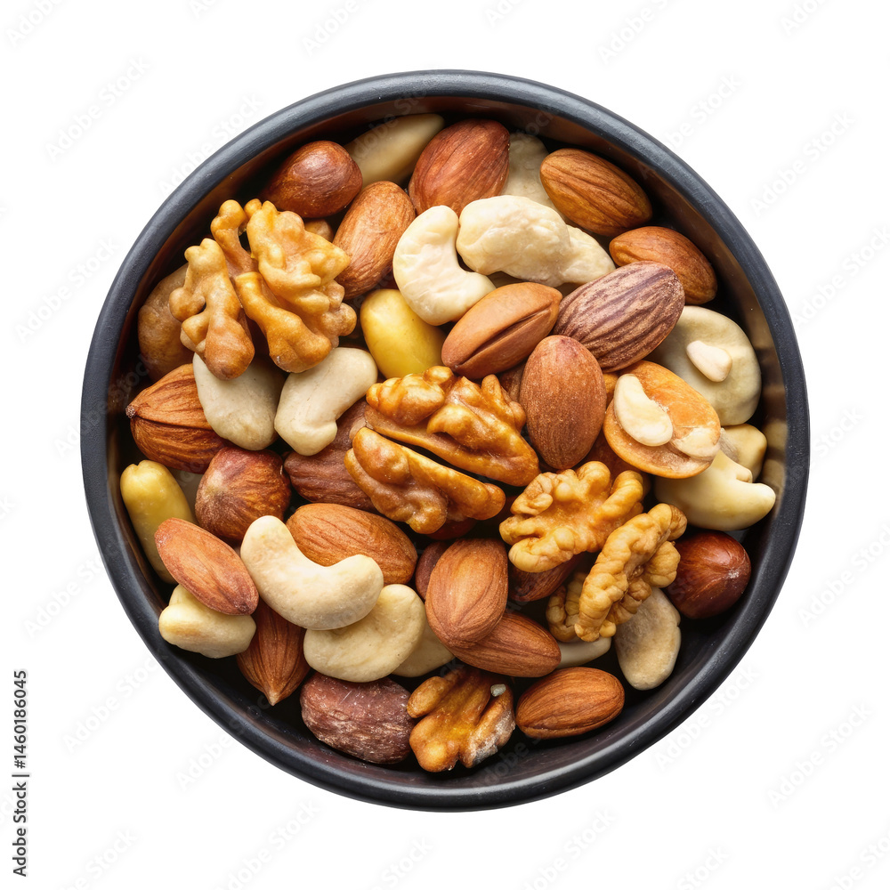 Mixed Nuts in a Black Bowl – High-Resolution Image of Healthy Snack with Almonds, Cashews, Walnuts, and More for Food and Wellness Design
Mixed Nuts in a Black Bowl – High-Resolution Image of Healthy Snack with Almonds, Cashews, Walnuts, and More for Food and Wellness Design
