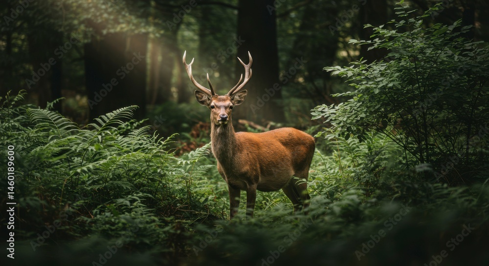 Fototapeta premium Deer in forest
