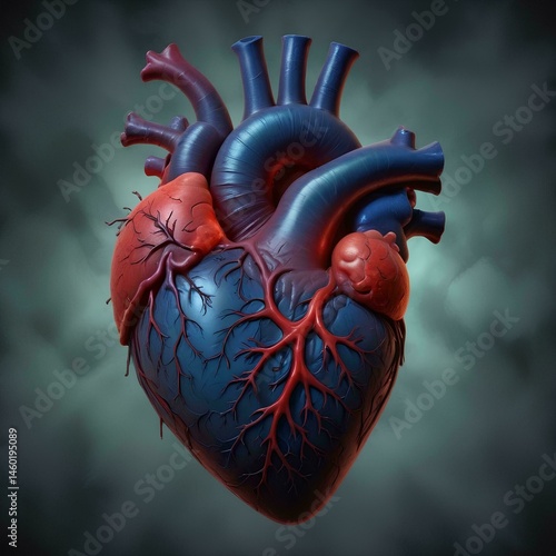 Wallpaper Mural 
drawing of a human heart with artistic details 27 Torontodigital.ca