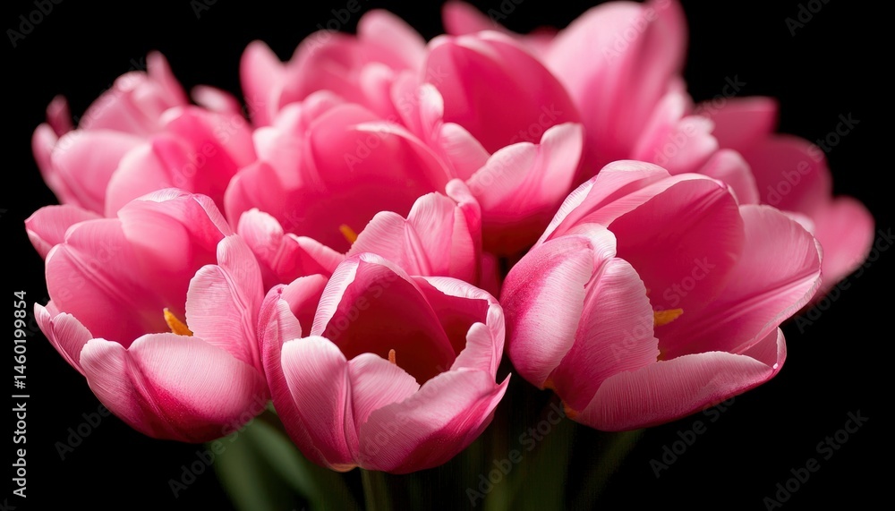 Fototapeta premium Pink Tulips Close Up