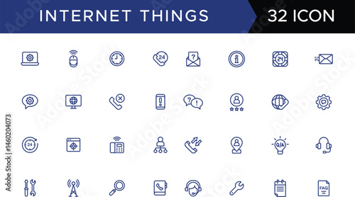 Internet Things icon set of phishing, firewall, ransomware, technology, cloud computing, privacy, hacker, cryptography, encryption, algorithm, antivirus, worm, internet of things, malware, download