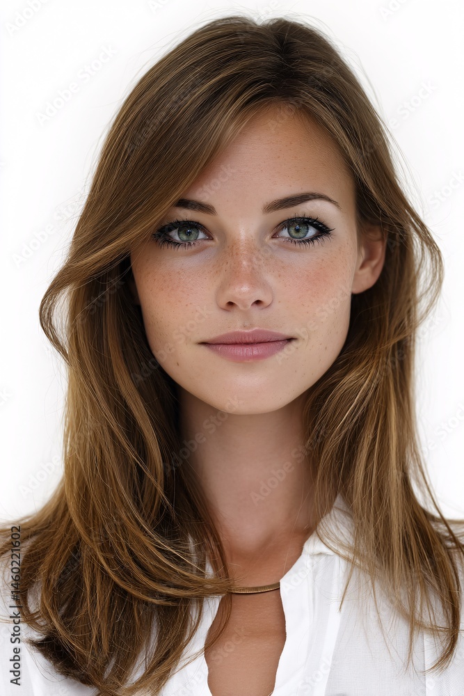 A Captivating Studio Portrait of a 27-Year-Old Woman A Captivating Studio Portrait of a 27-Year-Old Woman