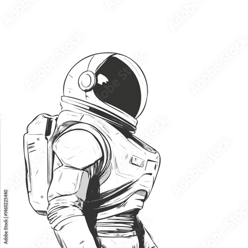 Lightyear 2D flat vector illustration, isolated on a white background.