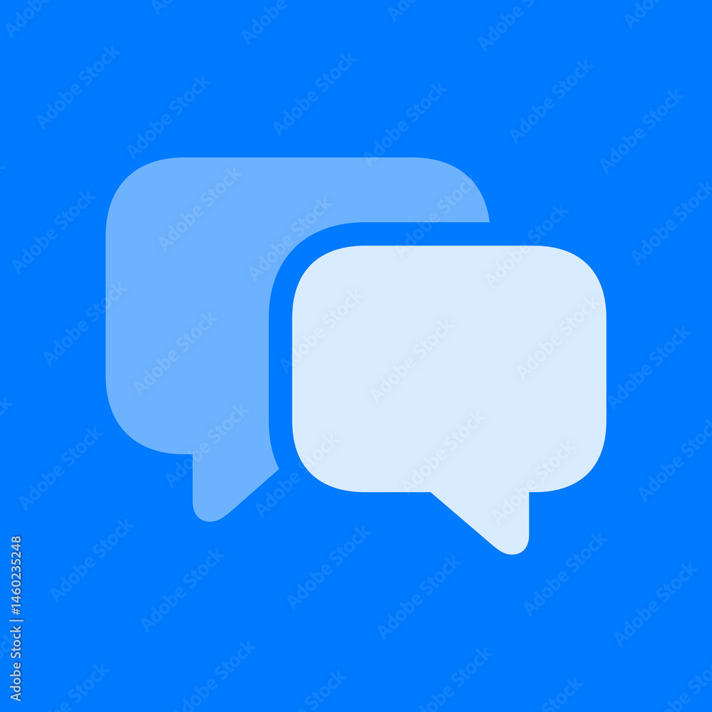 Filled Conversation Bubbles Filled Conversation Bubbles