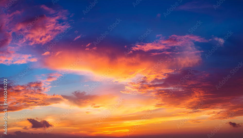 Fototapeta premium background of colorful sunset sky