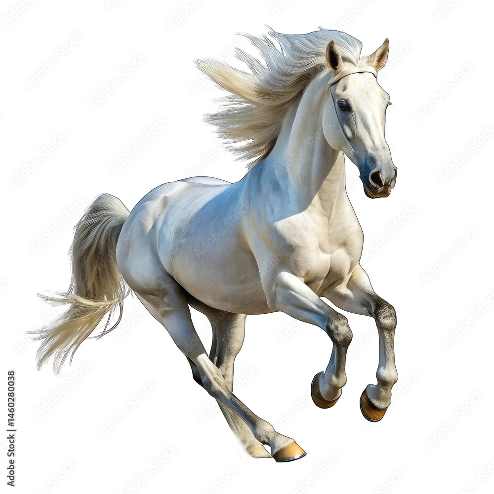 horse isolated on white horse isolated on white