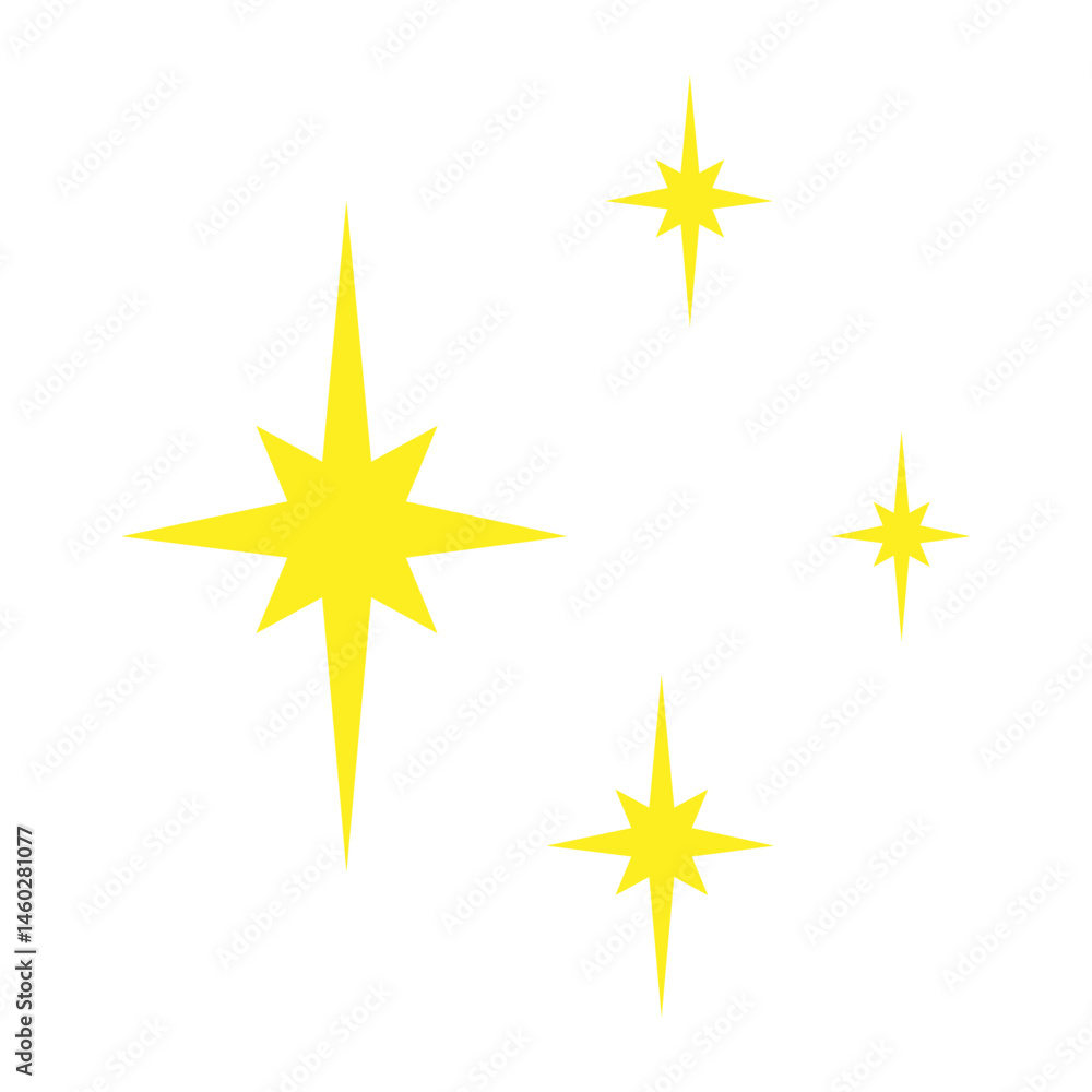 Star.Sparkling stars icons.Shiny icon.Set of original stars.Vector illustration. Star.Sparkling stars icons.Shiny icon.Set of original stars.Vector illustration.