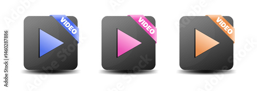 Watch Now video button or icon in vector format. Ideal for streaming platforms, YouTube thumbnails, video previews, call-to-action graphics, and digital media Graphic design.