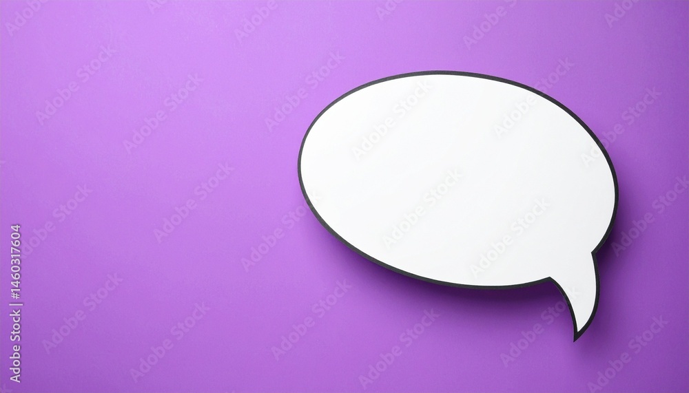 paper speech bubble on white background paper speech bubble on white background