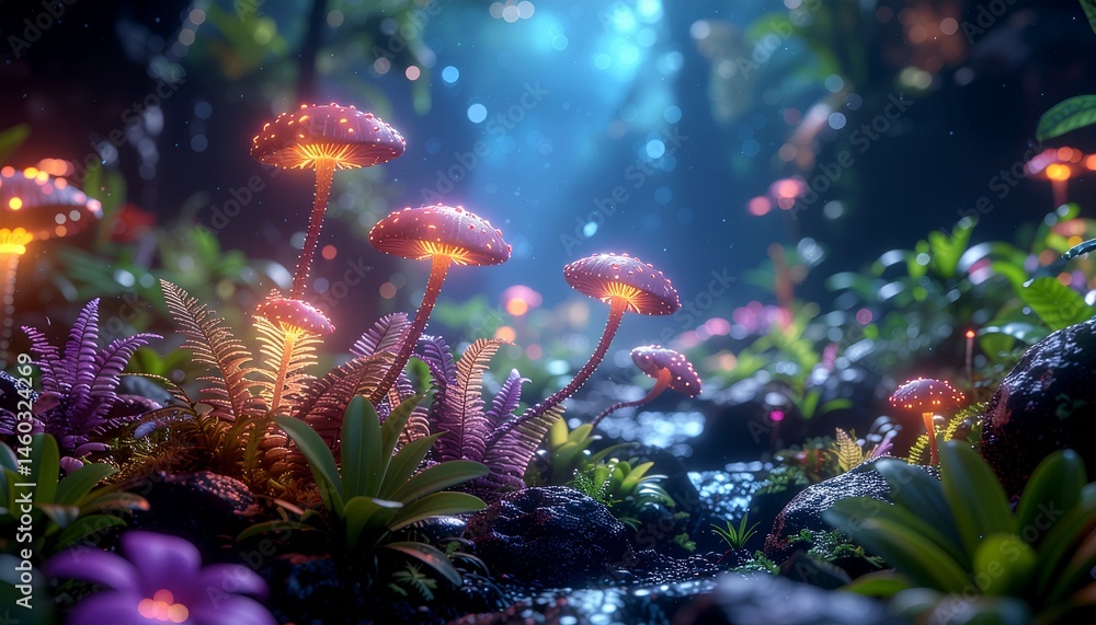 exotic alien plant life
