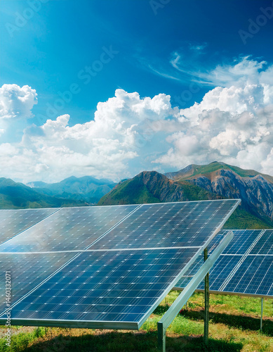 Energía producida por paneles solares.